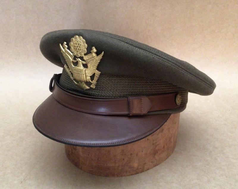 U.S WW2 Army Officers Service Dress Visor Cap