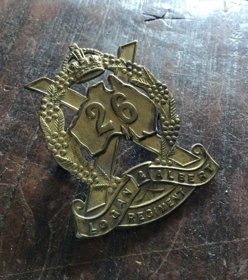 1930-42 26th Infantry Battalion Hat Badge