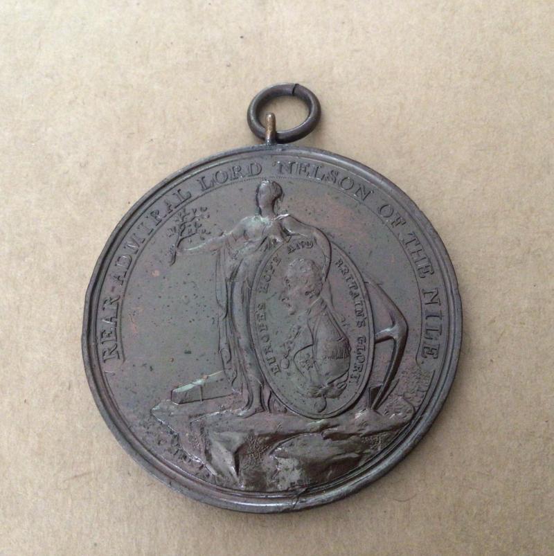 British: Davidson Nile Medal 1798. ( Battle of the Nile)