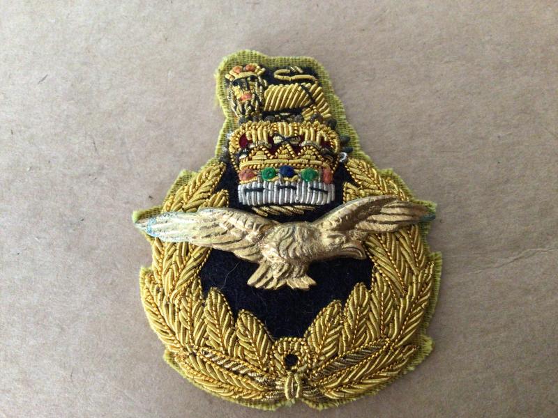 British RAF Air Ranks Cap Badge