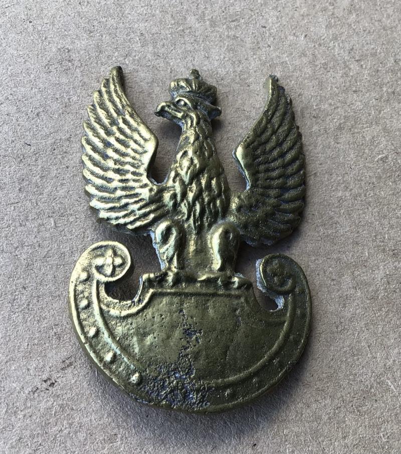 A Polish WW2 Sand Cast Hat Badge