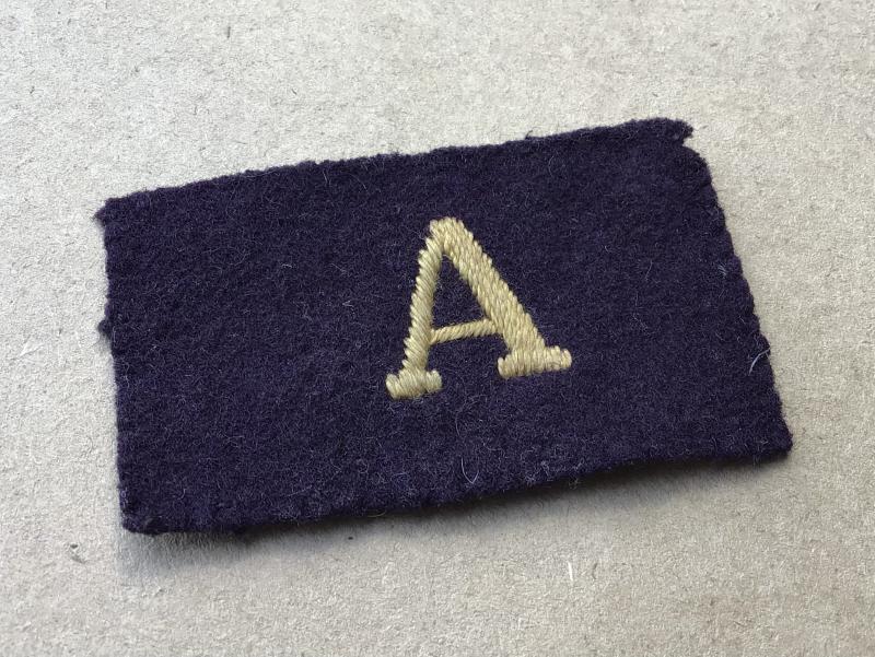 Rare Militia Light Horse Colour Patch With Embroidered ANZAC “A”