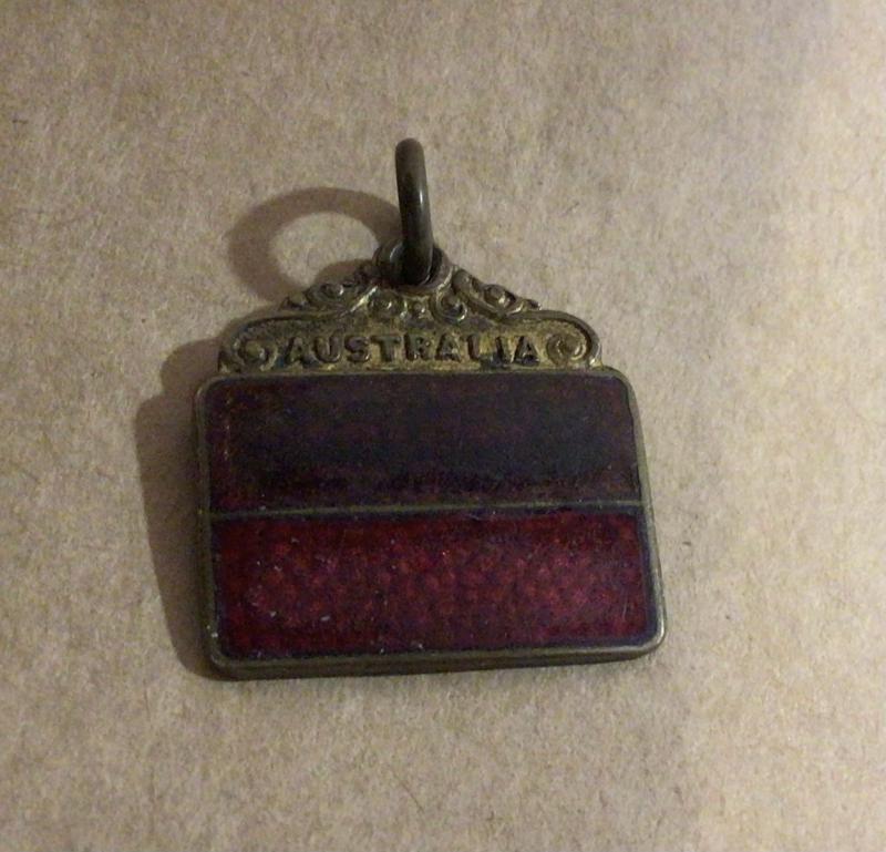 Australia WW1 7th Battalion Colour Patch Fob Badge