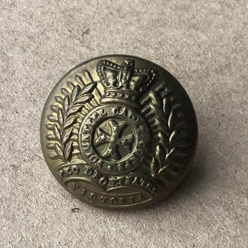 Pre-Federation Victorian Volunteer Cadets QVC Tunic Button