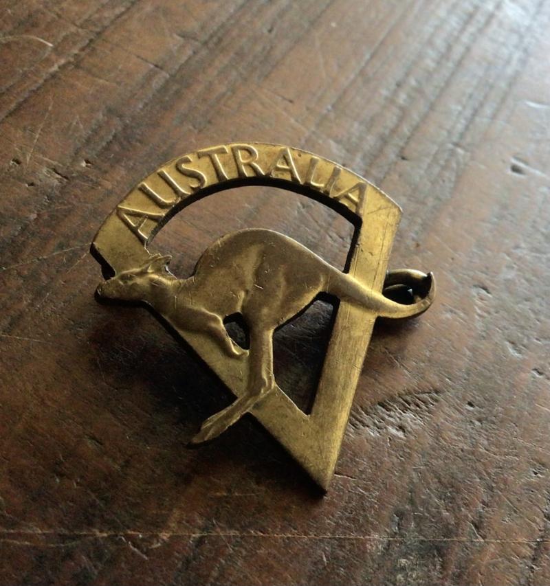 Australia WW2 Trench Art Victory Badge