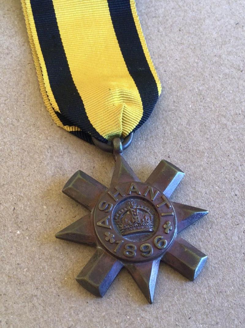 A Named Ashanti Star 1896- Royal West Yorkshire Regt.