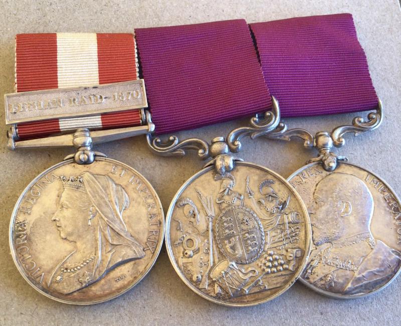 A Royal Artillery Fenian Raid,  Meritorious and Long Service Group of Three