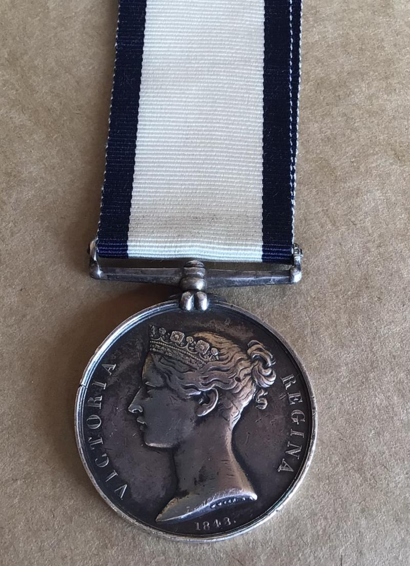 A Royal Marines Officer Napoleonic Period Naval General Service Medal.