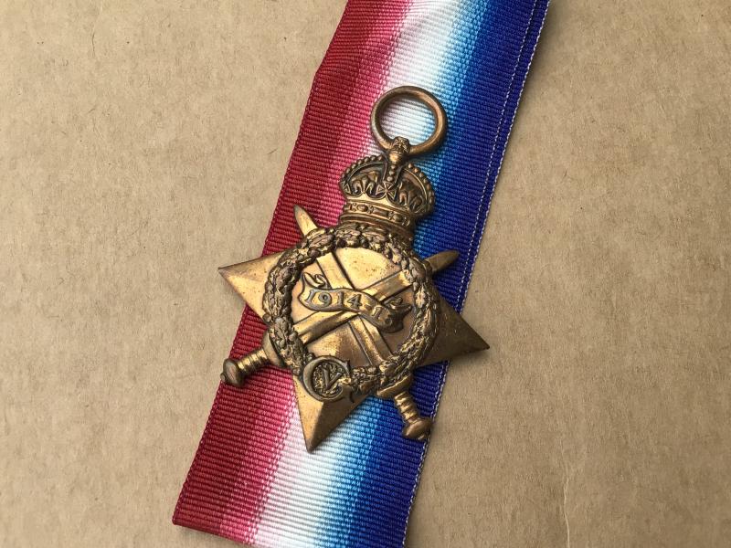 WW1 1914/15 Star - Name Errased