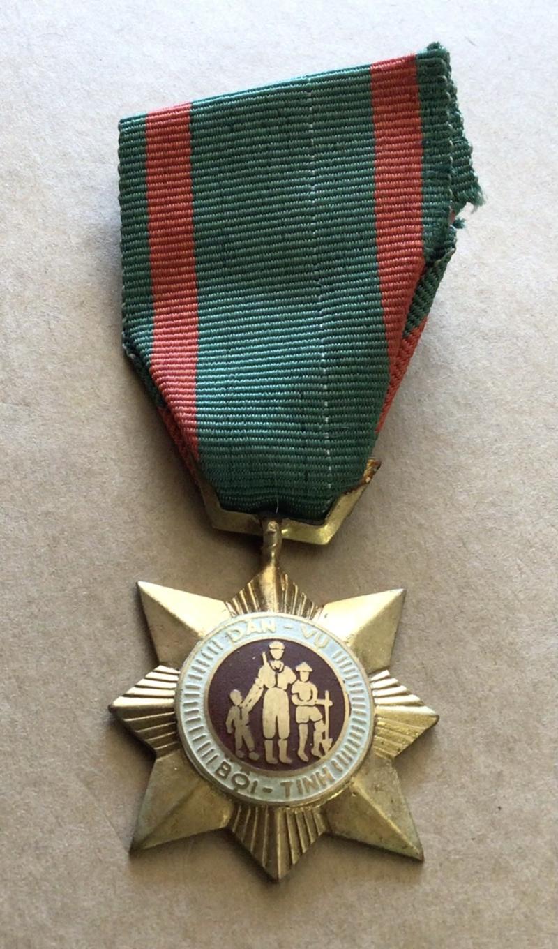 South Vietnamese Medal South Vietnamese Civil Actions Medal, Second Class