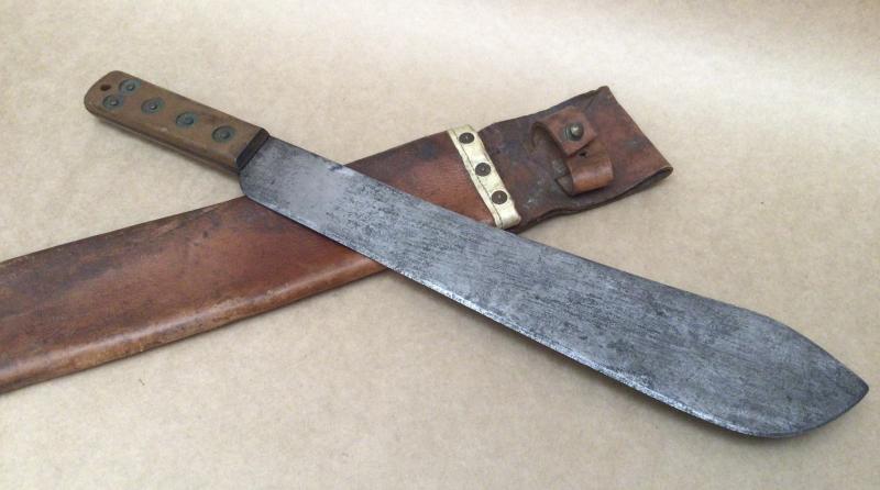 Great Britain WW2 Martindale Machete and Sheath