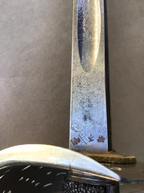 WW1 Attributed 1897 Pattern Infantry Officers Sword