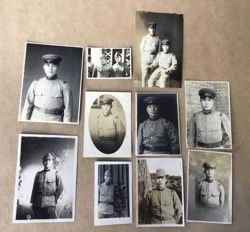 Japan WW2 Collection of Imperial Army Soldiers Photographs
