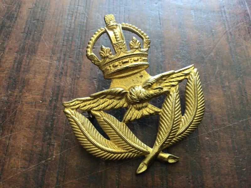 WW2 RAAF Warrant Officer Hat Badge