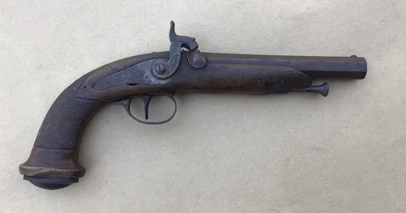 A Continental Percussion Pistol c.1850