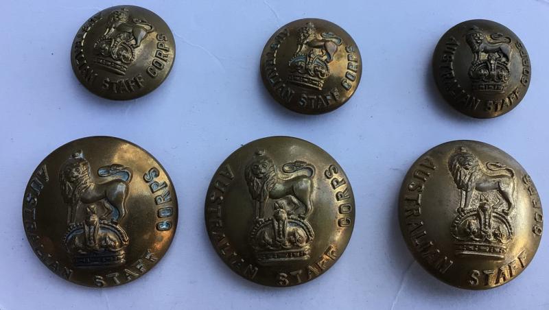 Australia 1930-42 Buttons - Australian Staff Corps