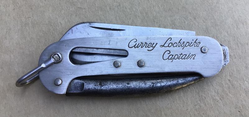 British Curry Lockspike Yachtsman’s Clasp Knife