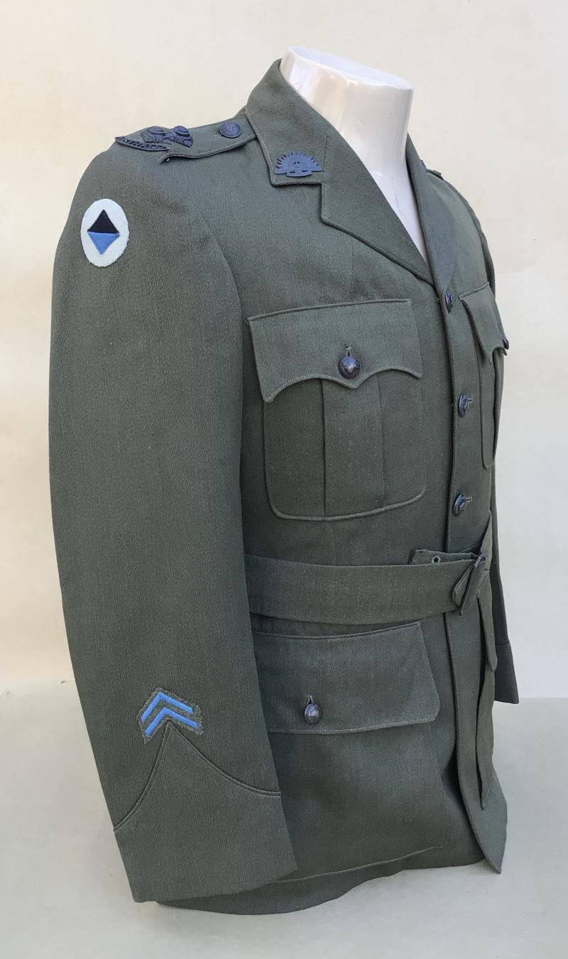 Australia WW2 2/25th Battalion Named Officers Tunic