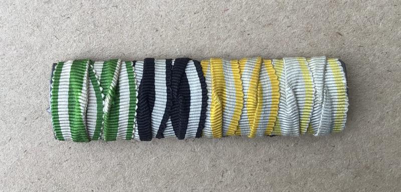 Germany WW1 Saxon Four Place Ribbon Bar