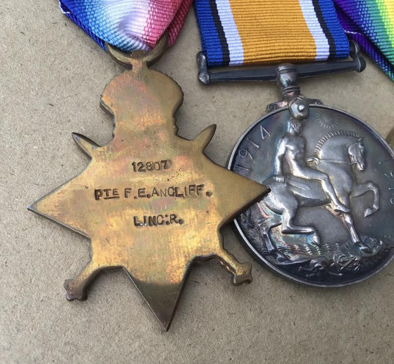 British WW1 Gallipoli Victoria Cross Action Trio to the Lincolnshire Regt.