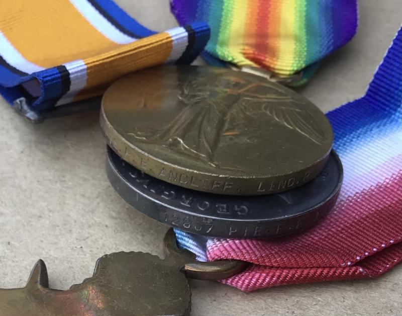 British WW1 Gallipoli Victoria Cross Action Trio to the Lincolnshire Regt.