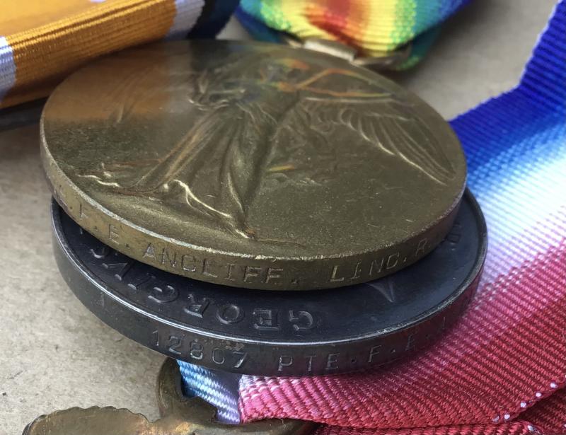 British WW1 Gallipoli Victoria Cross Action Trio to the Lincolnshire Regt.