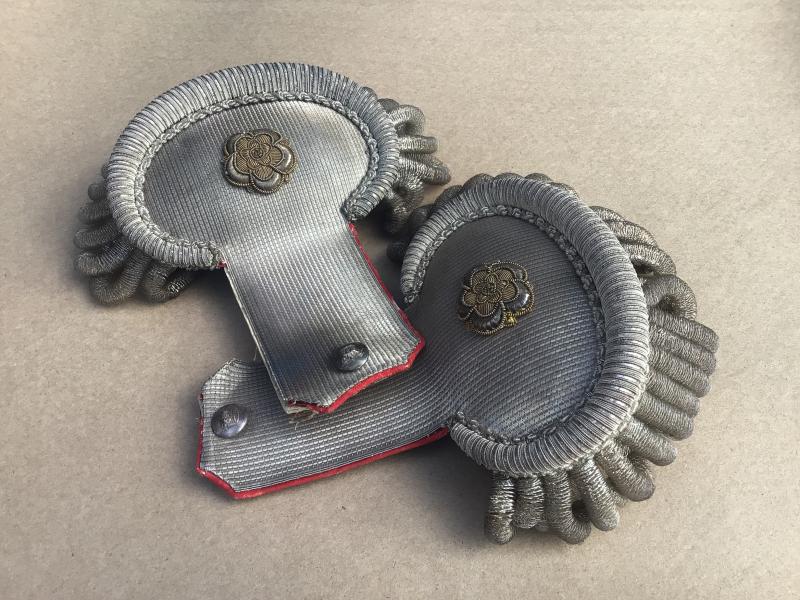 A Victorian Pair of Dress Epaulets for an English Lord Lieutenant