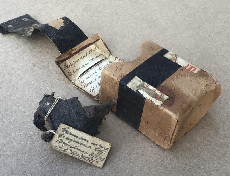 WW1 Souvenir German Sea Mine Fragment