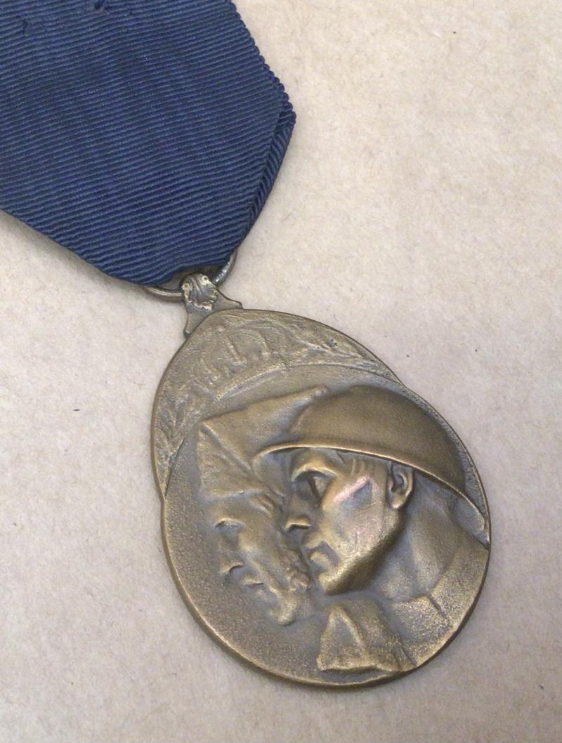 WW1 Belgium Volunteer Combatant's Medal 1914–1918