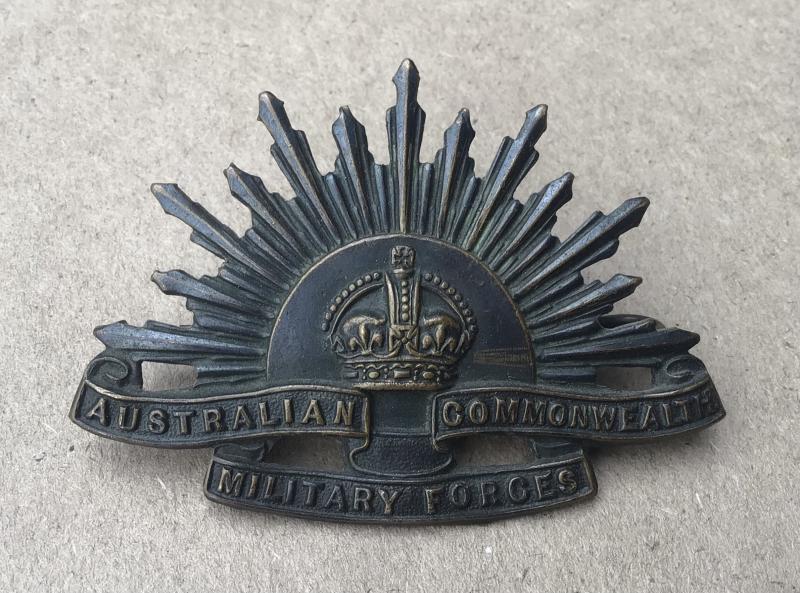 WW1 “Tiptaft” Rising Sun Hat Badge