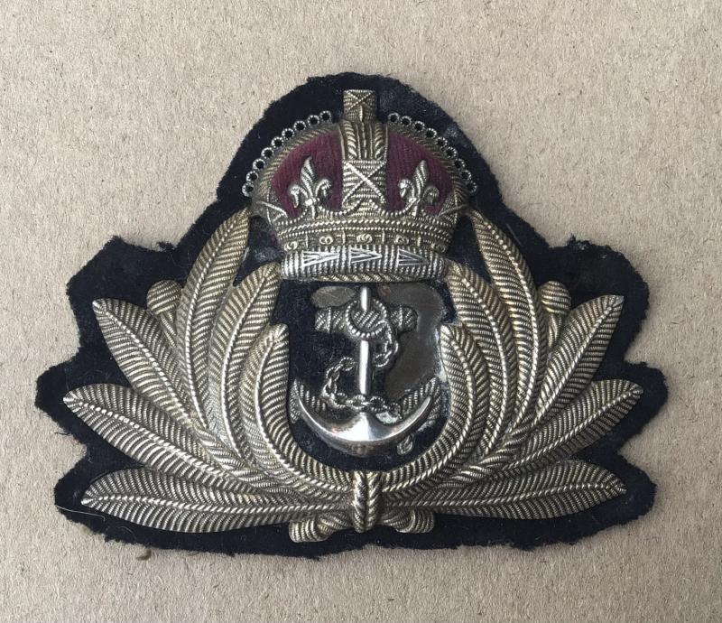 WW2 RAN / RN Naval Dockyard Police Hat Badge