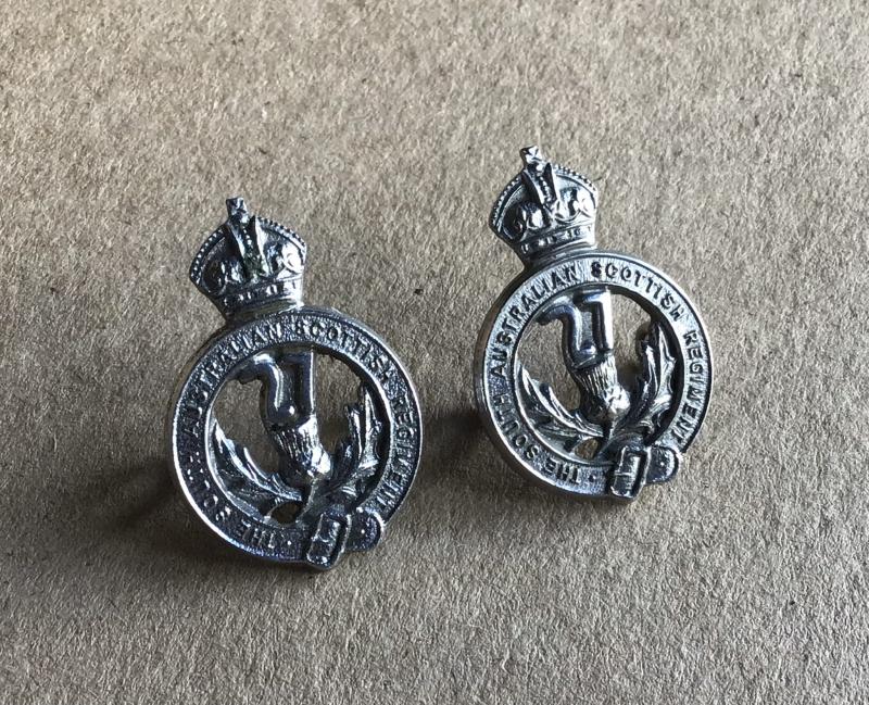 1930-42 27th Infantry Battalion Collar Badges