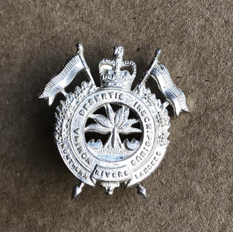 1953-60 15th Northern River Lancers Collar Badge