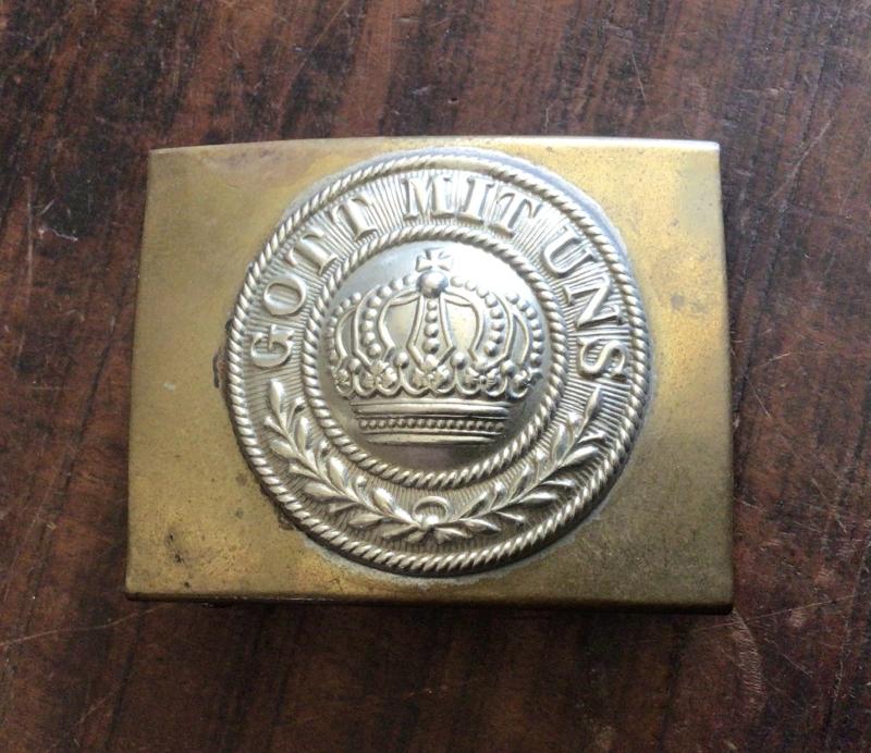 German WW1 Prussian Other Ranks Belt Buckle