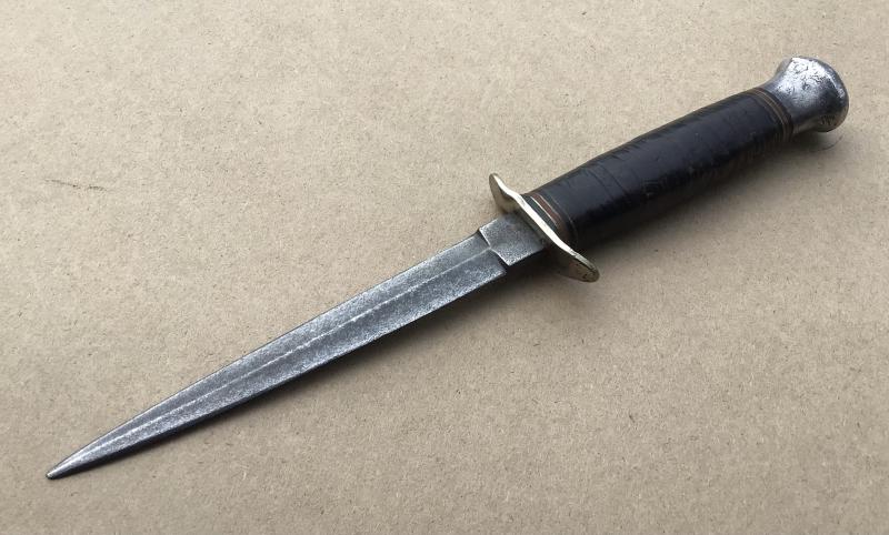 British WW2 Stiletto Fighting Knife, William Rodgers Sheffield