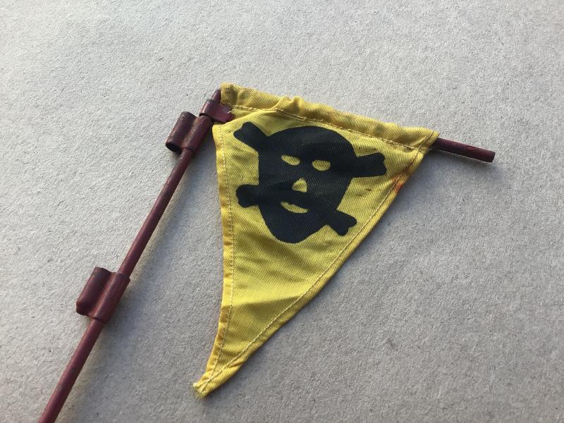 German WW2 Mine Field Warning Pennant