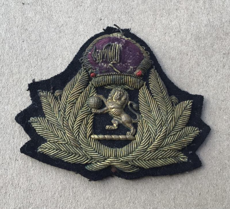 British c.WW2 Cunard Shipping Line Officers Badge.