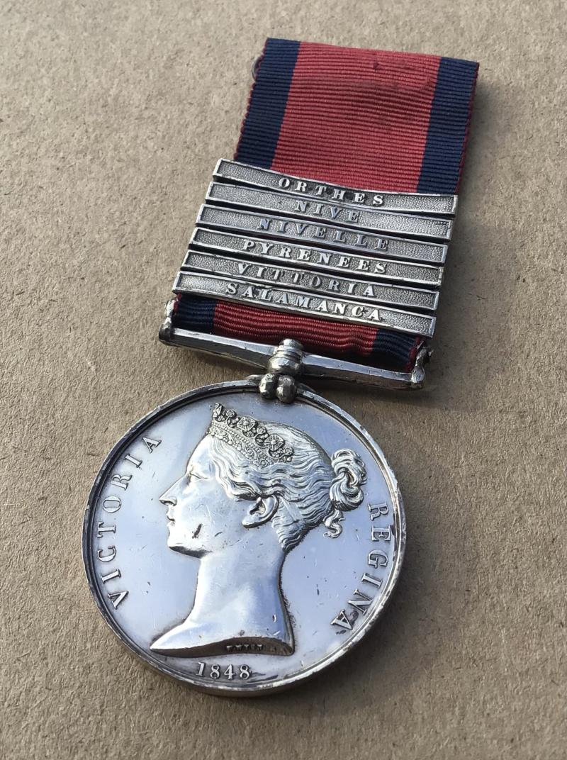British Military General Service Medal 1793-1814