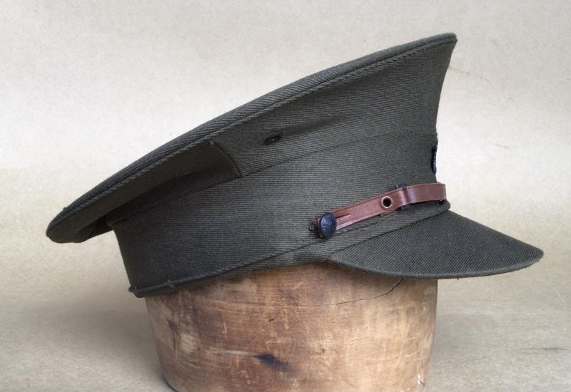 Australia WW2 Army Officers Service Dress Visor Cap