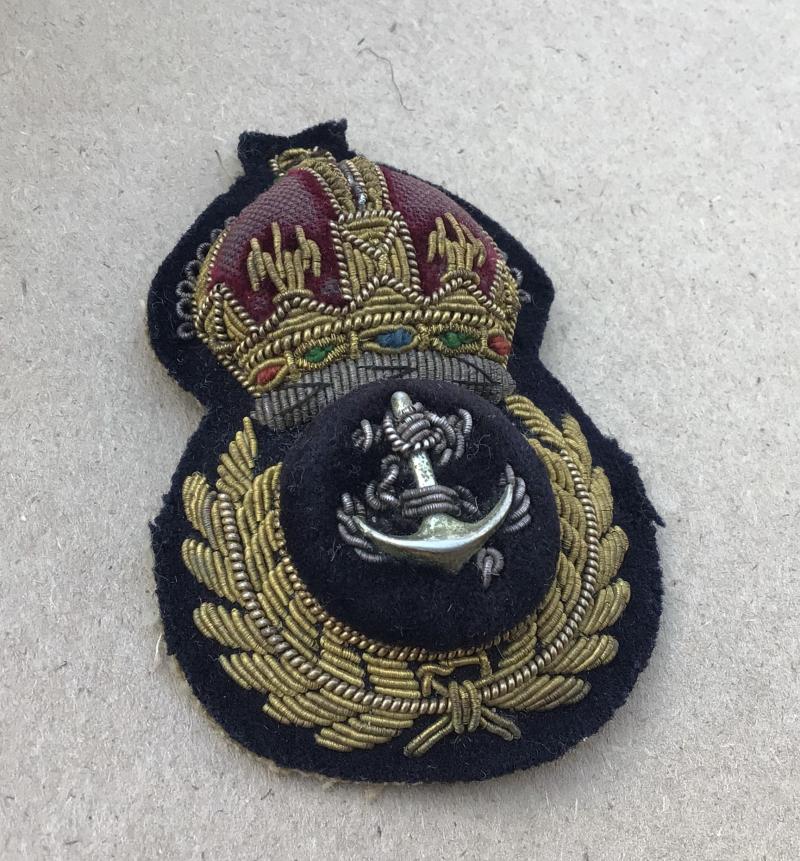 WW2 Royal Navy Cap Badge for Chief Petty Officer