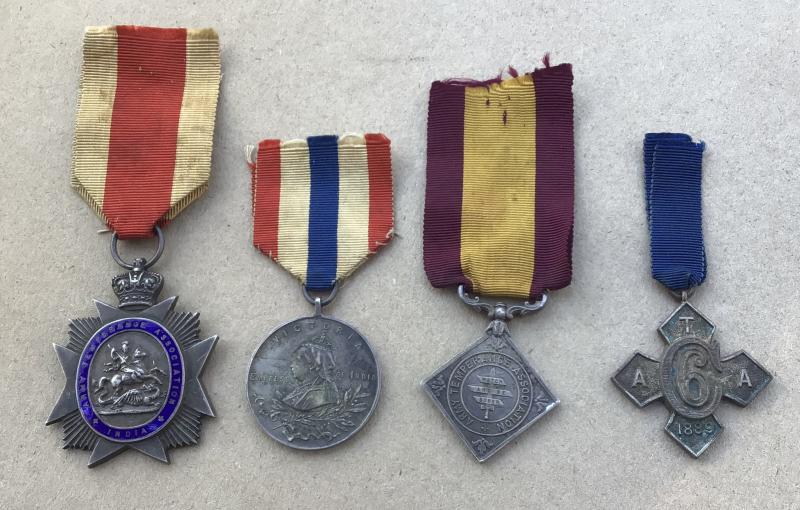 Victorian Period  British Army in India Temperance Medals