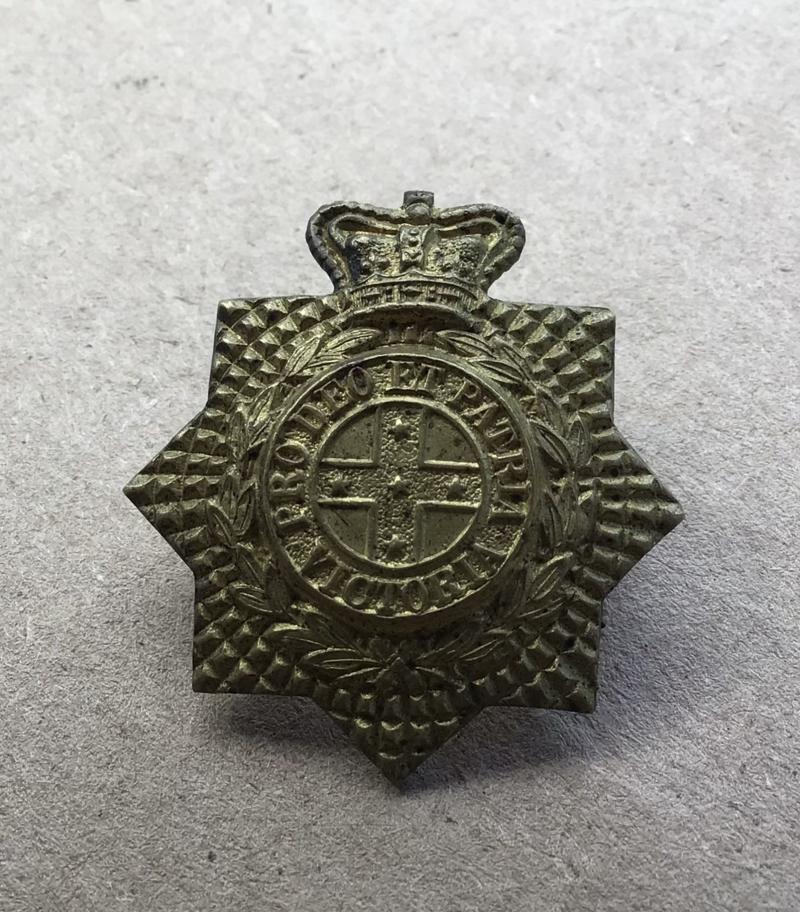 Australia Pre-Federation Victorian Military Forces Hat Badge