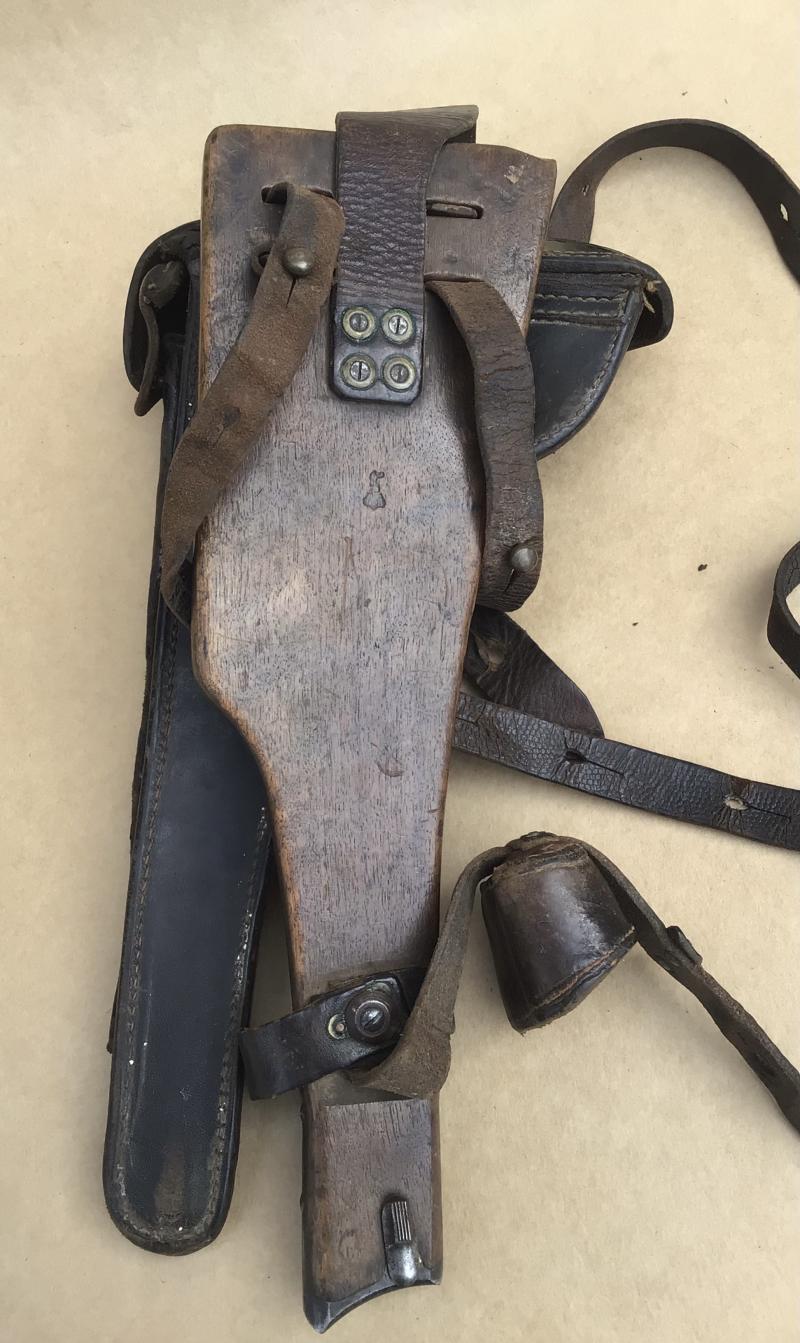WW1 German 1915 Artillery Luger Holster and Shoulder Stock