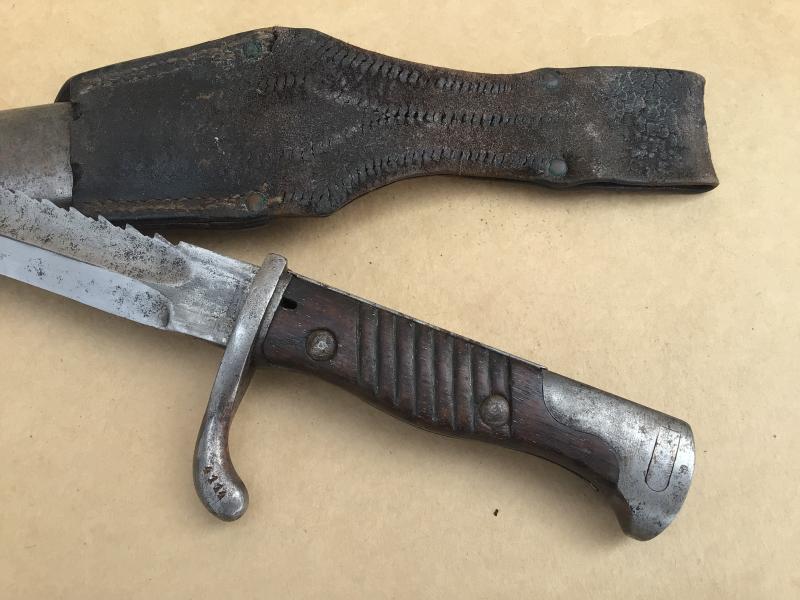 WW1 German M98/05 Sawback Bayonet