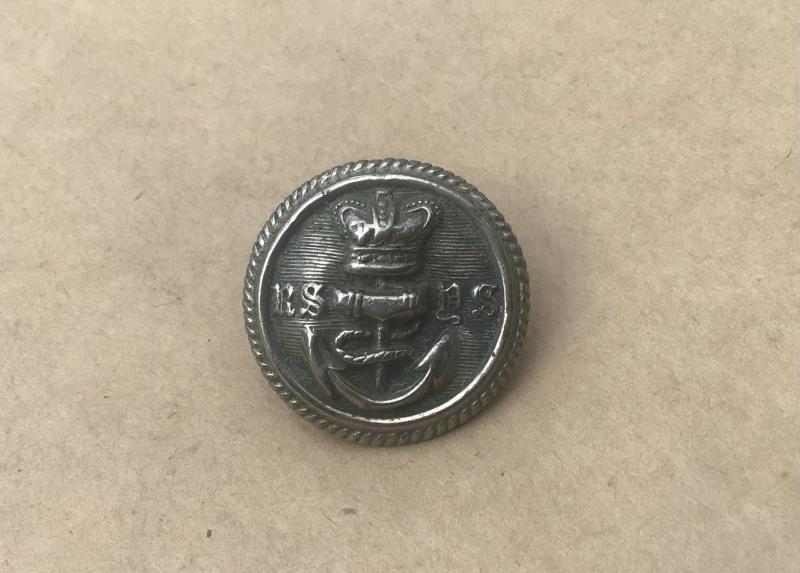 Pre-Federation Royal Sydney, yacht squadron, QVC tunic button