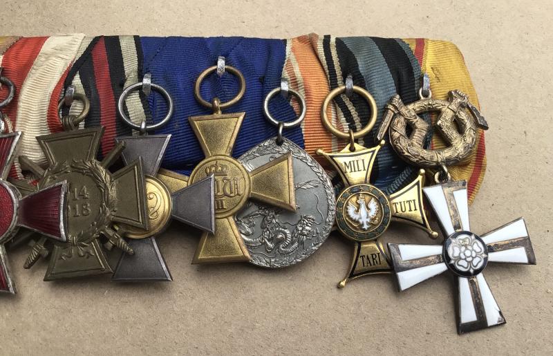 An Impressive Imperial German 9 Place Long Service Medal Group