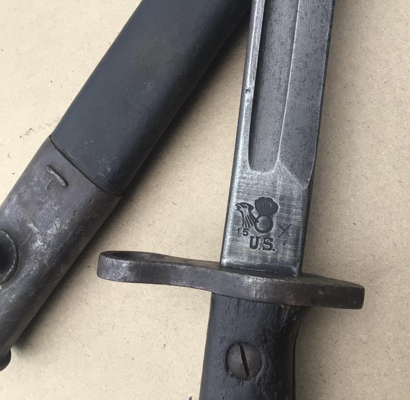 British Pattern 1913 Bayonet and Scabbard