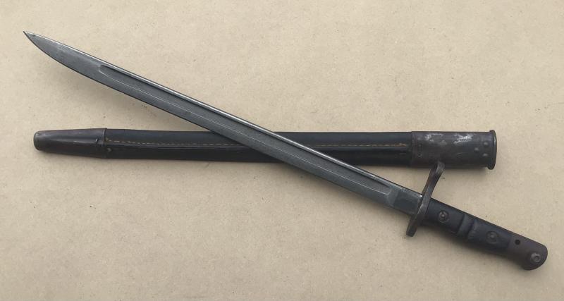 British Pattern 1913 Bayonet and Scabbard