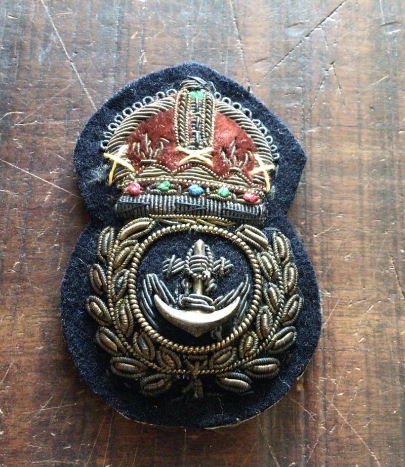 Australia WW2 Chief Petty Officer Hat Badge