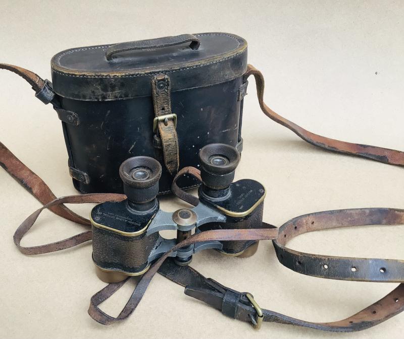 WW1 Binoculars and Case